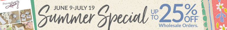 Summer Special up to 25% Off  |  Valid June 9-July 19